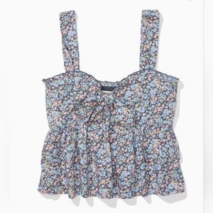 AE Tie Front Blouse